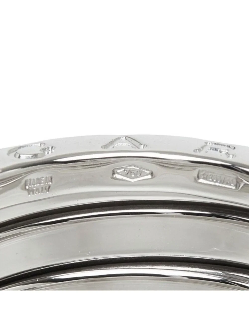 Bvlgari B.zero1 Band Ring 56 18k White Gold